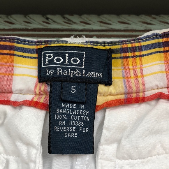 Polo Ralph Lauren White Pants size 5T - Picture 2 of 4